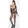 Bodystocking Passion Woman BS031 z odprtino za mednožje