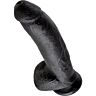 Dildo KING COCK 22.9 CM s podsuknjami