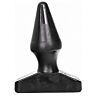Analni plug ALL BLACK 16 cm s konično obliko