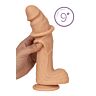 Dildo S Pleasures DAVID 9" z ventoso in varno strukturo