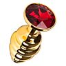 Plug S Pleasures Metal BEE z diamantno podlago