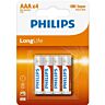 Baterije AAA Philips R03 | Dolga življenjska doba