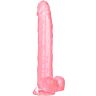 Dildo CALEXOTICS Size Queen 25,5 cm z vakuumsko podlago