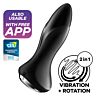 Analni vibrator Satisfyer Rotator Plug 1+ z aplikacijo