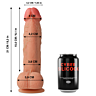 Dildo Cyber Silicock Saul 21 cm z bazo testisov