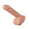 Dildo Loviux Bahamut Flex 21.8 cm z testisami
