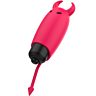 Vibrator INTENSE FUN Scarlet Bala 9.3 cm z močno vibracijo