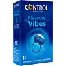 Obroč Vibrator Control Pleasure Vibes z ergonomskim dizajnom