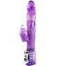 Vibrátor BAILE ROTATIONS LILAC RABBIT z rotacijo in gibanjem