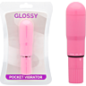 Vibrator GLOSSY Pocket z intenzivno vibracijo
