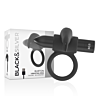 Vibracijski obroč BLACK&SILVER Burton Ring, 10 načinov, črn