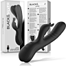 Vibrator BLACK&SILVER Jamie z dvojno stimulacijo