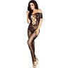 Bodystocking Chilirose CR 3525 z odprtim dizajnom