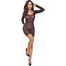 Bodystocking Passion Woman BS110 z čipko in mrežico