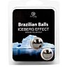 Lubrikant Secret Play Brazilian Balls z učinkom Iceberg