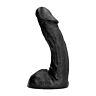 Dildo All Black 28 cm z večjim nagibom za G točko