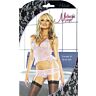 Korseti in hlačke Exposed O - L L/XL s čipko