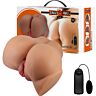 Masturbator CRAZY BULL EMILIA z vibracijo in dvojno kanalom