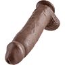 Dildo KING COCK 30.48 CM z močno sesalno podlago