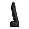 Dildo Fisting All Black 20 cm z realistično strukturo