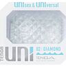Masturbator Tenga UNI Diamond z piramidno teksturo