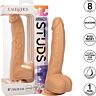 Dildo CALEXOTICS Silicone Studs 20.32 cm z resničnim dizajnom