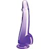 Dildo KING COCK Clear 19 cm z osnovo za sesanje