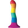 Dildo NS Novelties Colors Wave z vakuumsko podlago