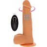 Dildo Vibrator Get Real z vrtečimi kroglicami