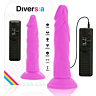 Dildo Diversia 23 cm z vibracijo