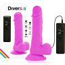 Dildo Diversia 20.5 cm z vibracijo