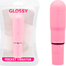 Vibrator GLOSSY Pocket vodoodporen in kompakt