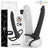 Analni dildo INTENSE FOR HIM Lucas z obročema za penis in moda