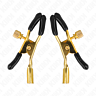 Pinze za bradavice KINK GOLD NIPPLE CLAMPS 6 CM