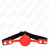 Gag KINK COLLAR & GAG Rdeča Silikonska Krogla 4 cm