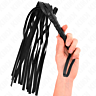 BDSM bič KINK IMPACT & TOUCH SIMPLE BLACK WHIP 45 CM