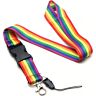 Lanyard PRIDE z mavrično zastavo za praznovanja