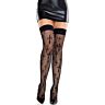 Leg Avenue Worship Me Lace Stockings with Gothic Design