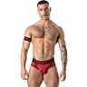 Moške spodnjice LOCKER GEAR SPORT MESH JOCK BRIEF rdeče S