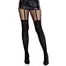 Garter Tights Leg Avenue with Fishnet Detail