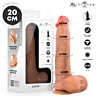 Dildo MR. INTENSE Bruce M 20 cm z modrim testisi