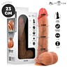 Ultra realističen silikonski penis z jajci 23 cm