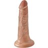 Dildo KING COCK 12 cm z močno sesalno bazo