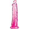 Dildo King Cock Clear 19.7 cm z vakuumsko podlago