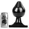 Buttplug ALL BLACK 19 cm s postopno razširitvijo