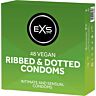 Kondom Exs Ribbed & Dotted z dodatno stimulacijo