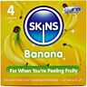 Kondomi SKINS Sabor Banane - Paket 4