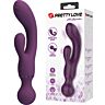Vibrátor Pretty Love Rabbit All Rounder z dvojno stimulacijo