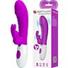 Vibrator Pretty Love Naughty Bunny z dvojno vibracijo