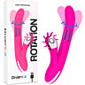 Vibrator Diversia Bunny Rotation 24 cm z rotacijo